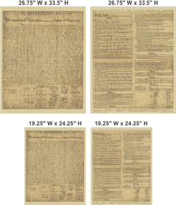 Declaration and Constitution Commemorative Set (Total of 4 prints)